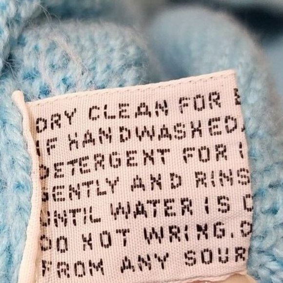 Vintage Obermeyer Womens Pullover Ski Sweater Blue Fair Isle Wool Blend See Info - Picture 8 of 10